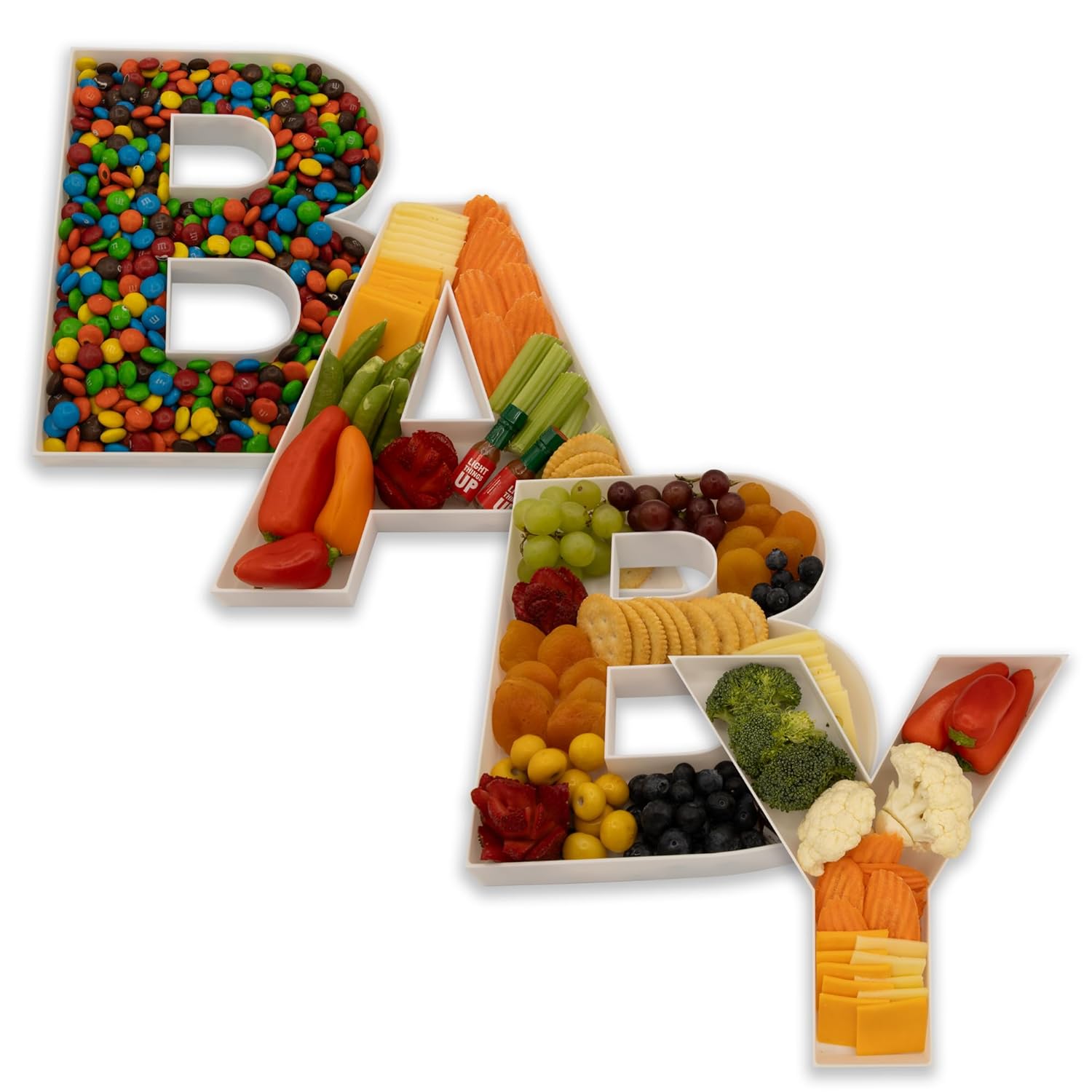 Baby Food Universe - Voedsel invulbare letters vormige snoep bloem