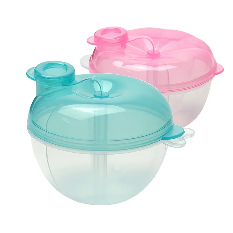 Baby Food On The Go - 3-in-1 draaibare melkpoederdoos - draagbaar, vaatwasmachinebestendig,