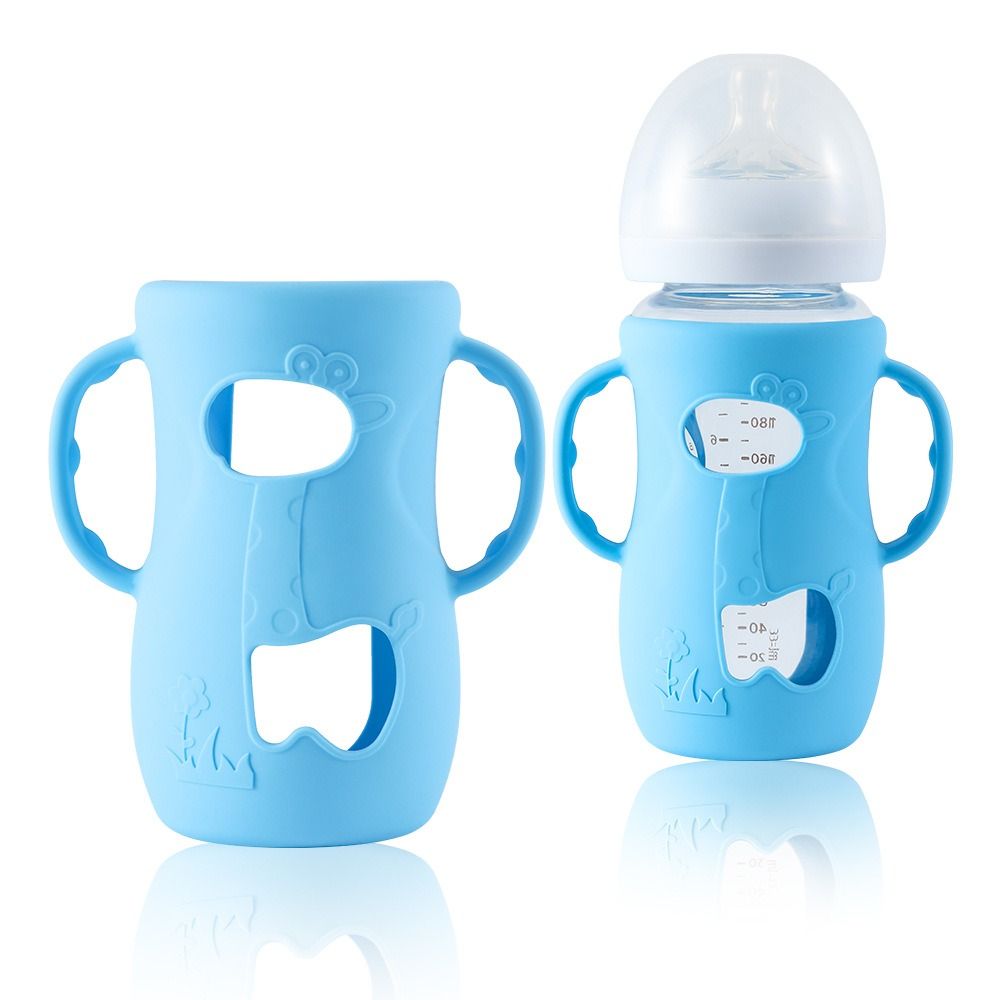 Baby Food Universe - Universele babyfleshoes Anti-breuk met handgrepen Babyfleshouder