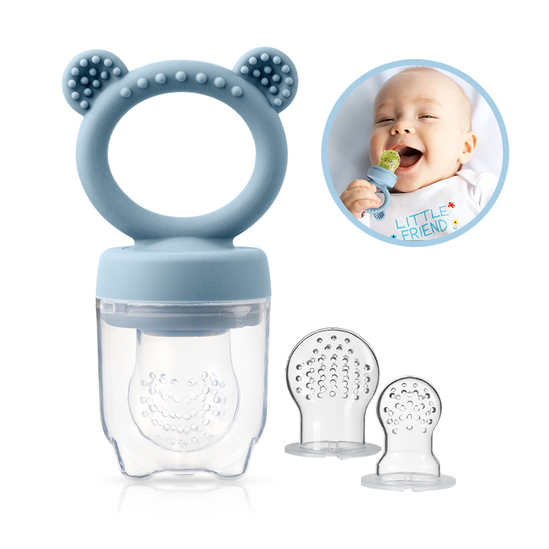 Baby Food Guide - Silicone beren-vormige baby fruitvoeder - fruithouder