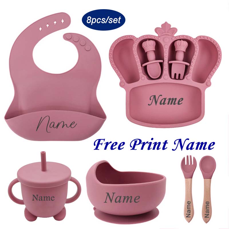 Baby Food Universe - Gepersonaliseerde Naam Baby Voeding Bord Borden