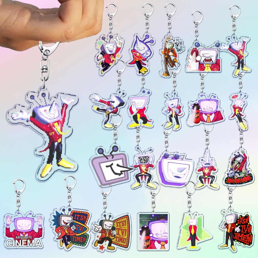 Baby Puree Pouch - Game Deltarune Tenna Sleutelhanger Llaveros Accessoires