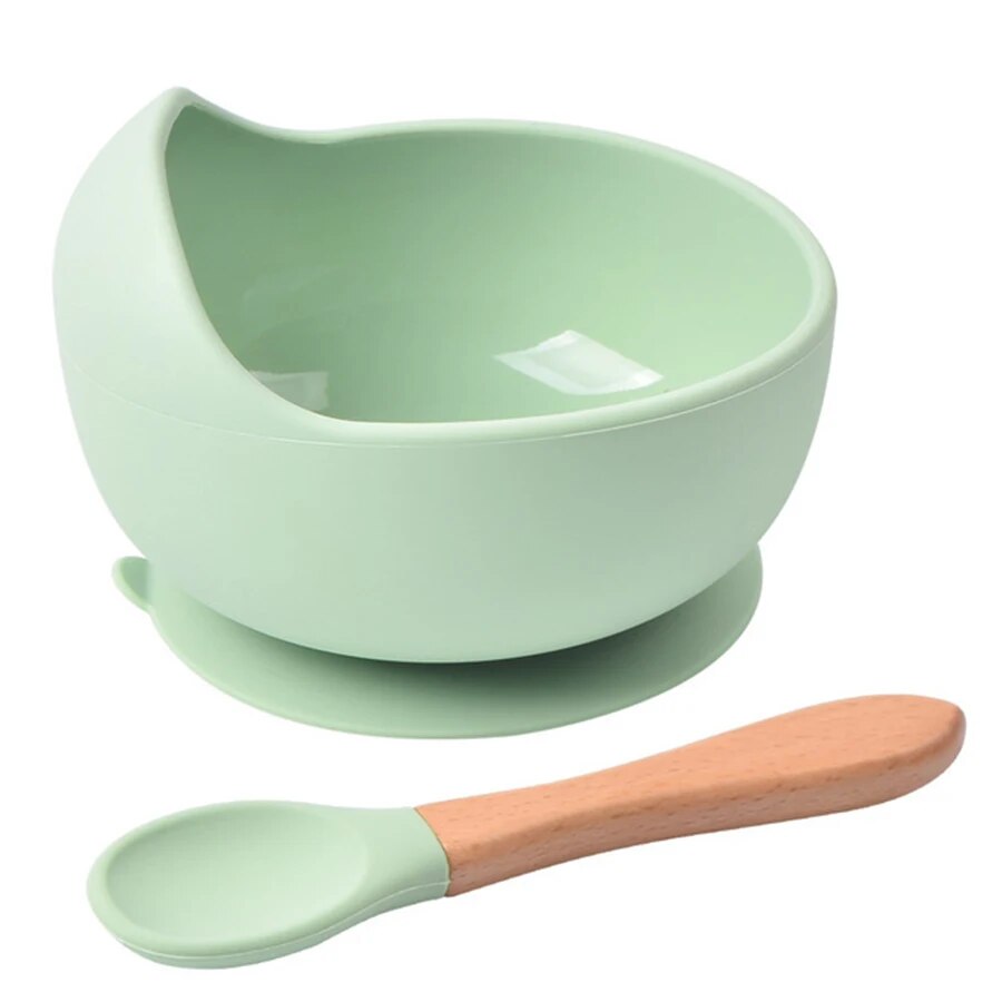 Baby Food Guide - Hoge kwaliteit morsbestendige siliconen voerbak Babygerechten