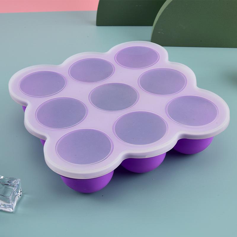 Baby Food Universe - Babyvoeding siliconen bakje 9-delige vriesbak met