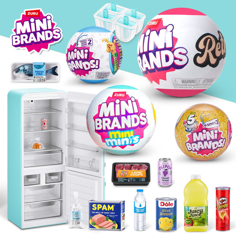 Baby Food Toy - ZURU MINI BRANDS Realistische Miniatuur Koelkast