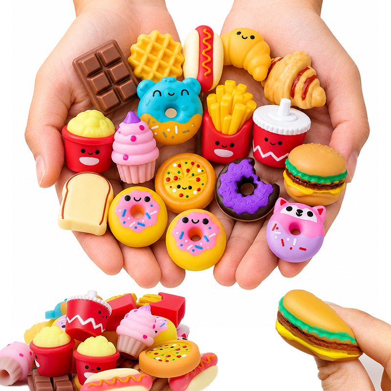 Baby Food Toy - 5/10/20/15pcs Mochi Squishy Speelgoed Voedsel Dessert
