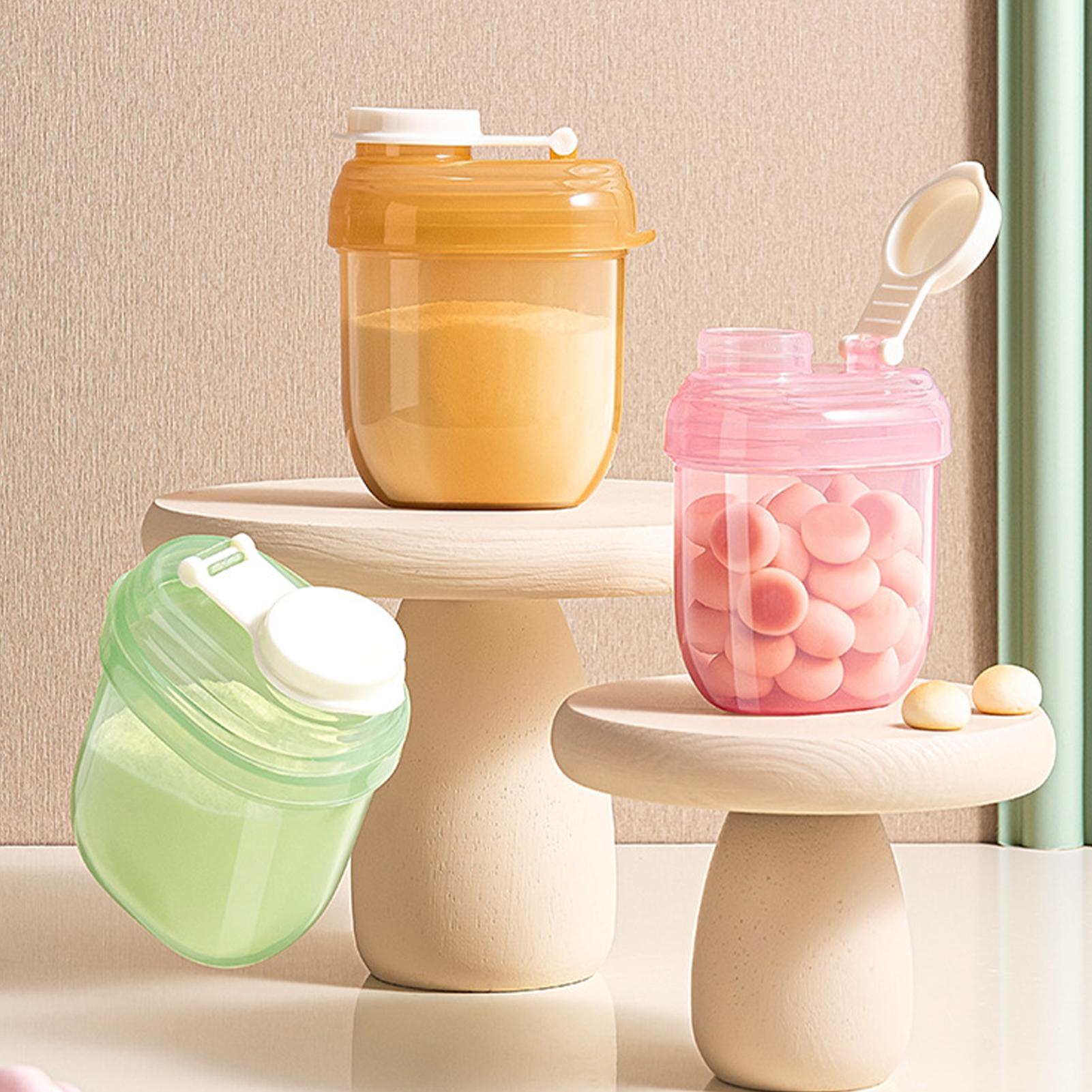 Baby Food On The Go - Luchtdichte babymelkpoederdispenser, draagbare poedervoedselcontainer, reisformule-opbergdoos voor
