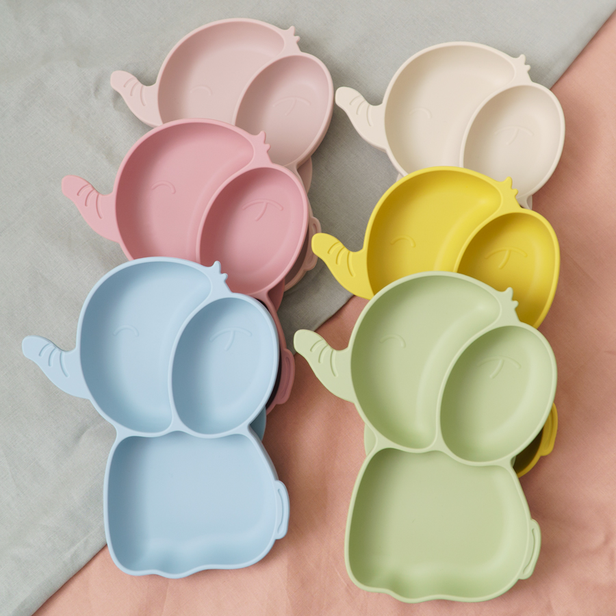 Baby Food Universe - 1PCS Baby Silikon Yemek Yemekleri Plaka