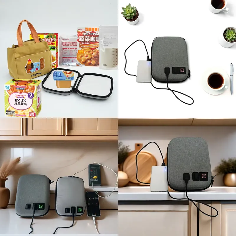 Baby Puree Pouch - 【CHIMU HOME】 Draagbare, via USB aangedreven