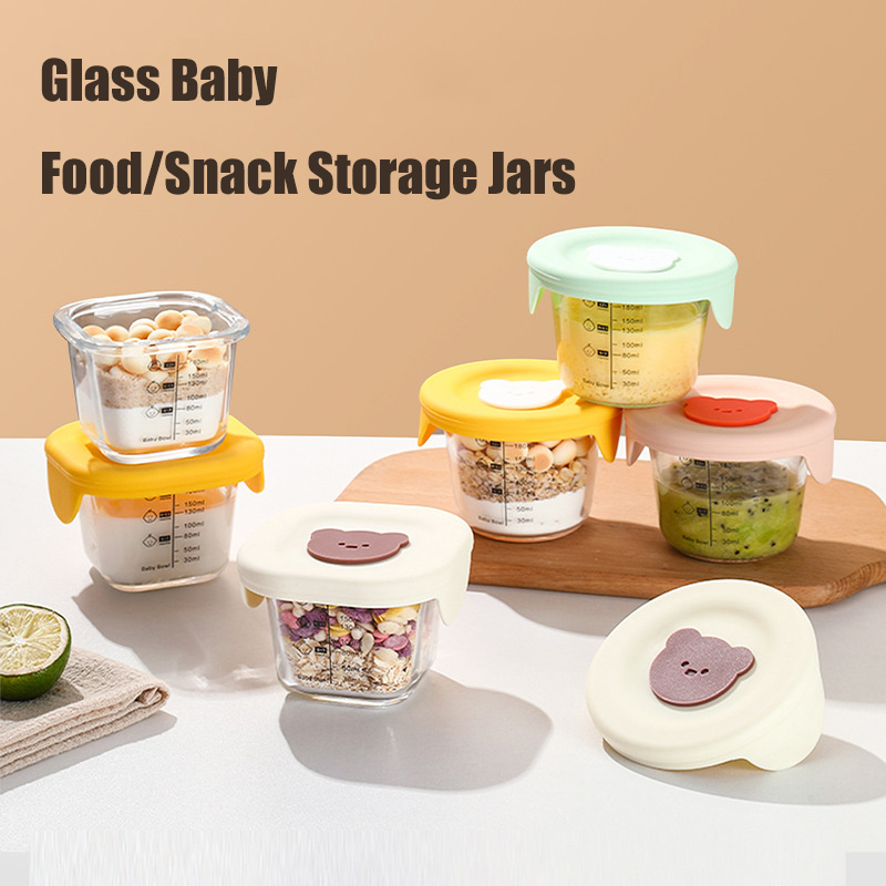Baby Food Nestle - 180ml Glazen Babyvoeding Opslag Potten Met