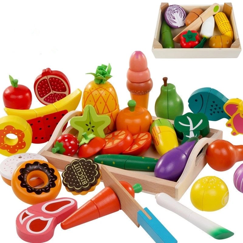 Baby Food Cooking Set - DIY Leuke Houten Snijden Fruit Groente