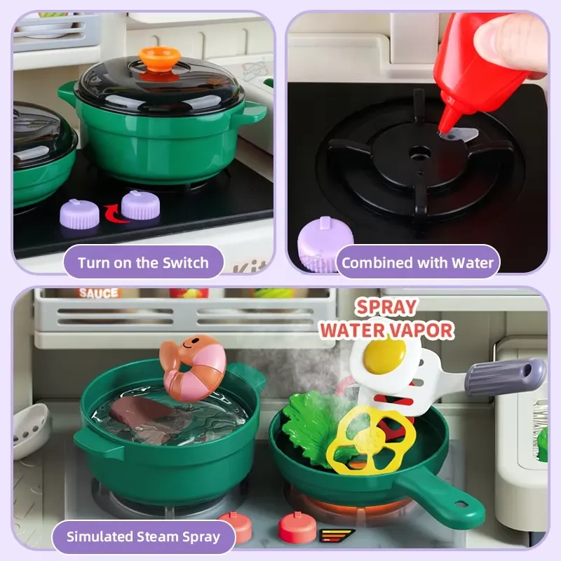 90cm Grote Speelkeuken voor Ki - Baby Food Toy recensie en prijs