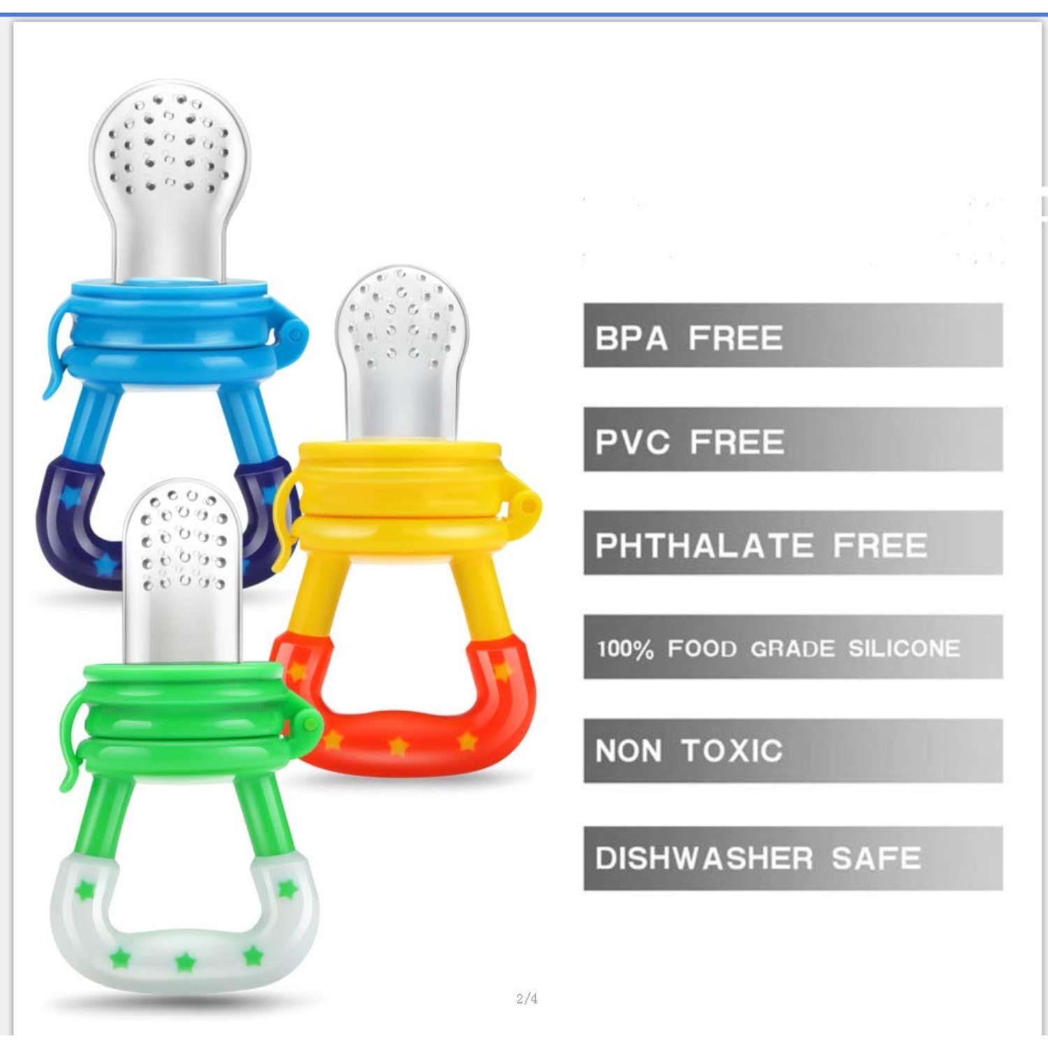Baby Fruit Voedsel Feeder/fops - Baby Food Guide recensie en prijs