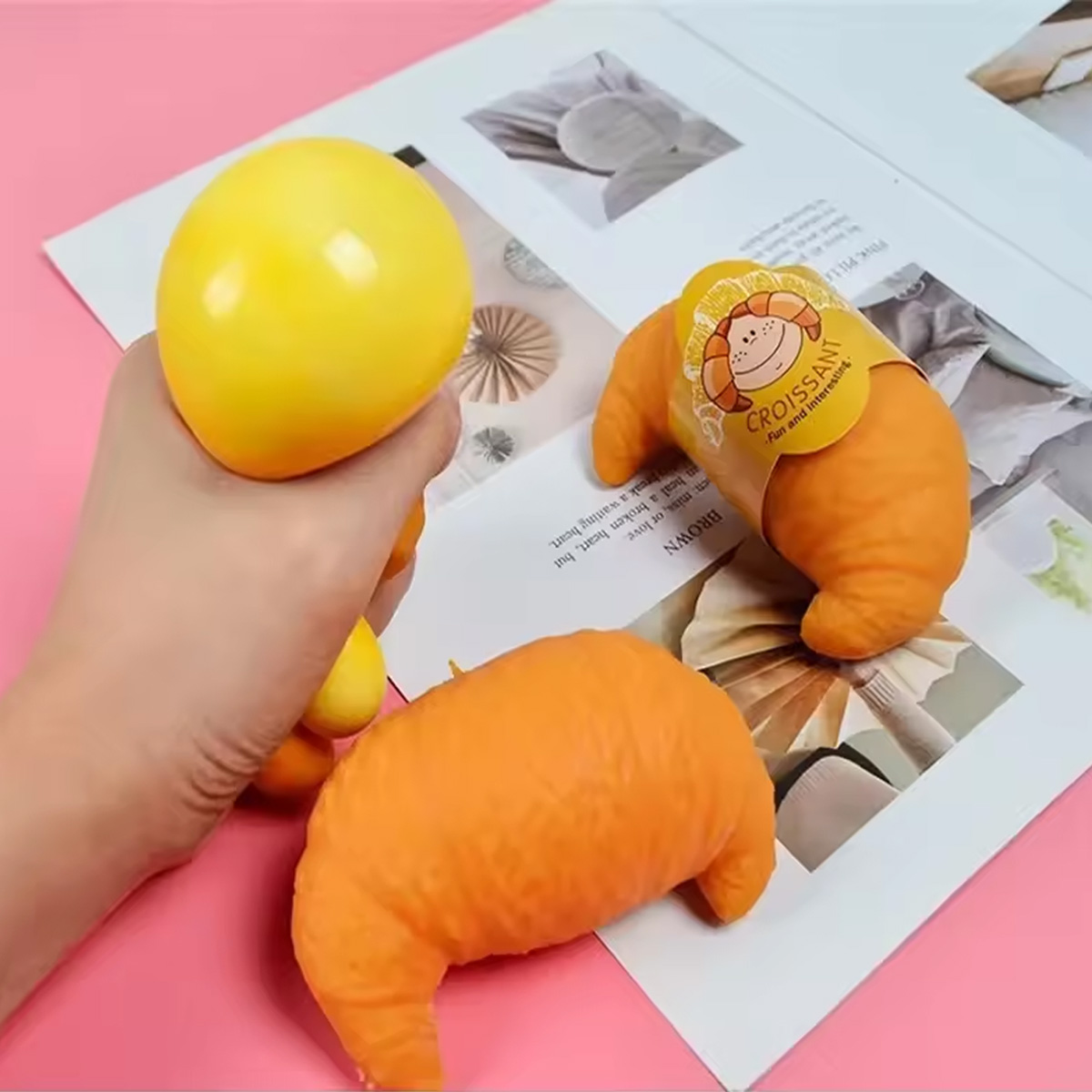 1/2/3 Stuks Croissant Brood St - Baby Food Toy recensie en prijs