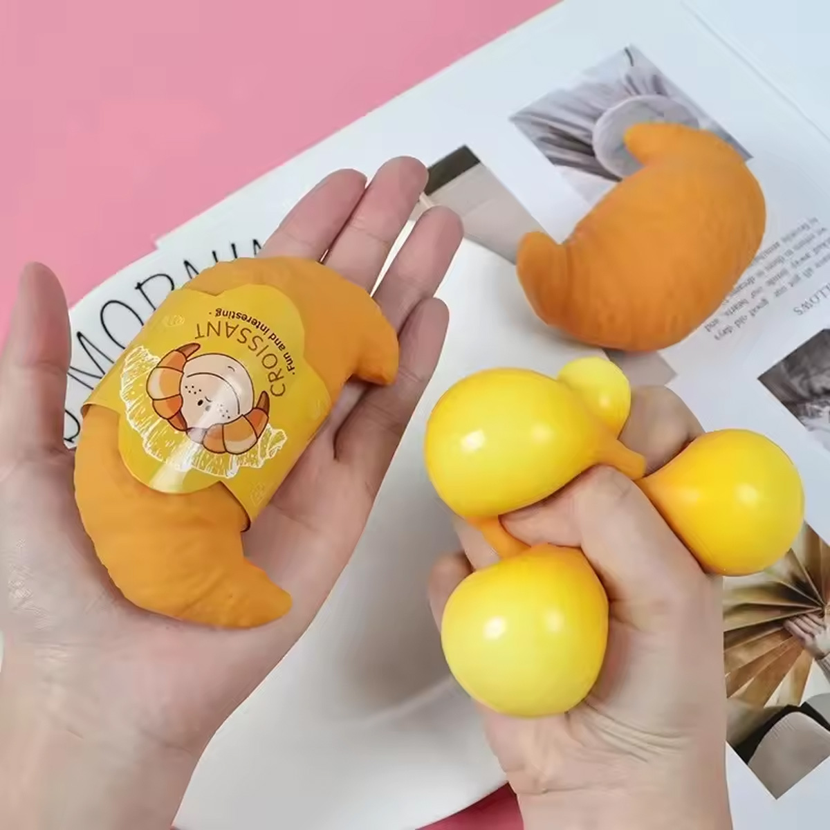 1/2/3 Stuks Croissant Brood St - Baby Food Toy recensie en prijs
