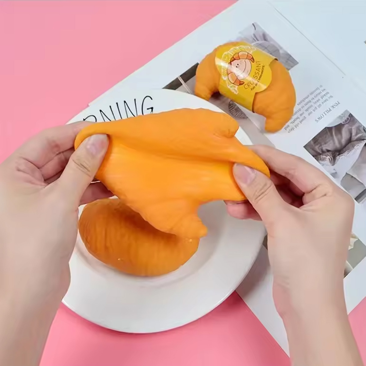 1/2/3 Stuks Croissant Brood St - Baby Food Toy recensie en prijs