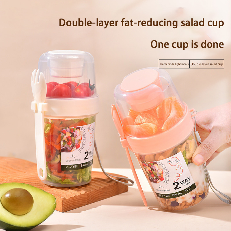 Draagbare ontbijtsaladebeker m - Baby Food On The Go recensie en prijs