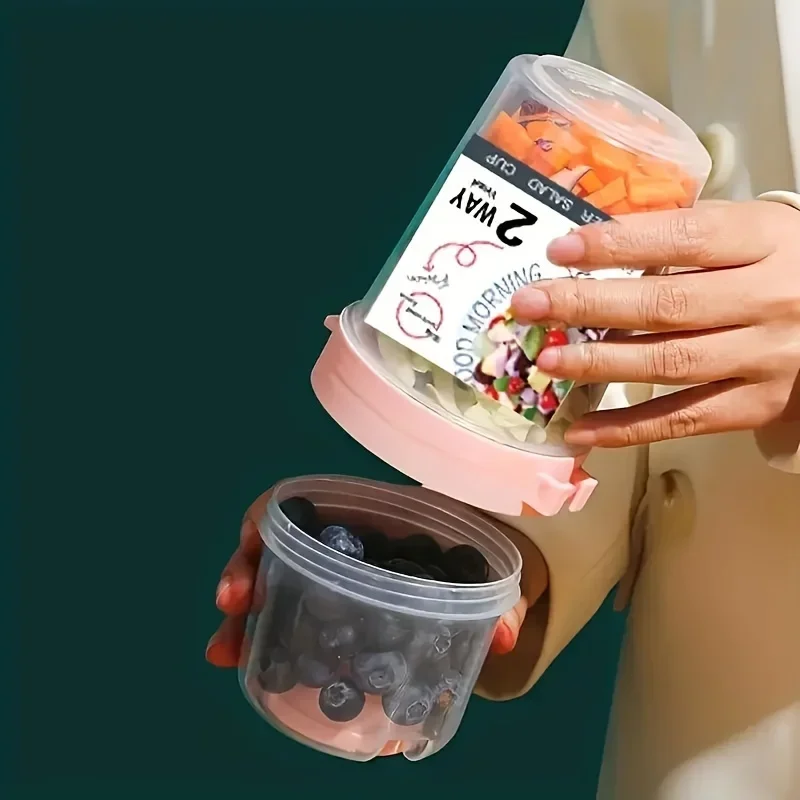Ontbijt onderwegbekers Saladeb - Baby Food On The Go recensie en prijs