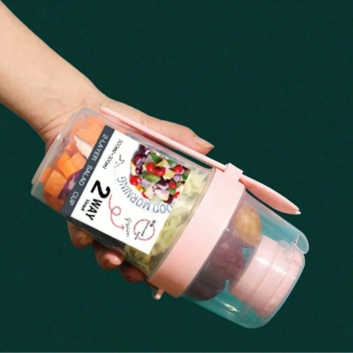 Ontbijt onderwegbekers Saladeb - Baby Food On The Go recensie en prijs