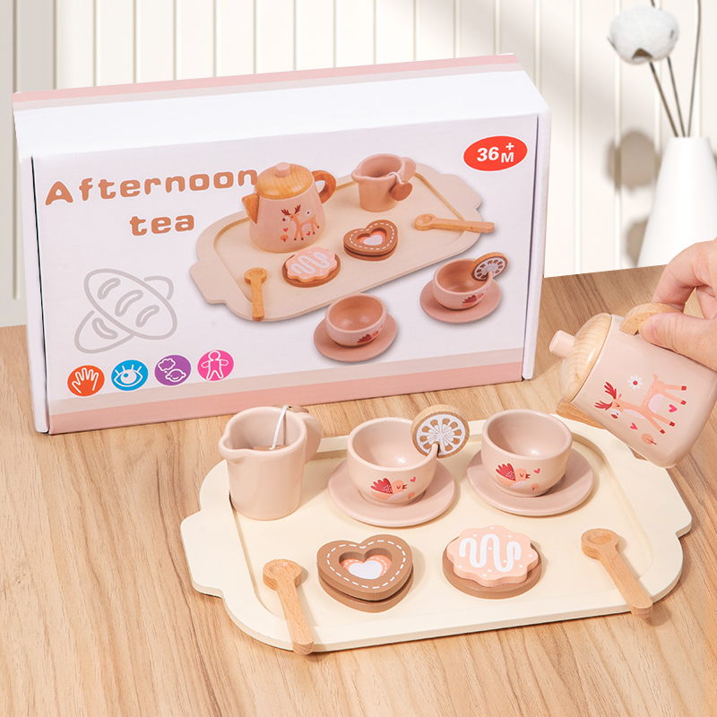 Afternoon Tea Set Houten speel - Baby Food Cooking Set recensie en prijs