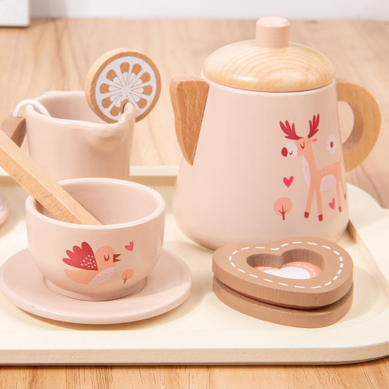 Afternoon Tea Set Houten speel - Baby Food Cooking Set recensie en prijs