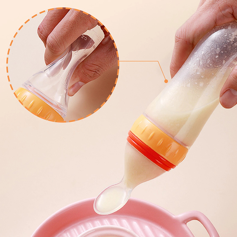 Knijpen Zuigfles Siliconen Pas - Baby Food Guide recensie en prijs