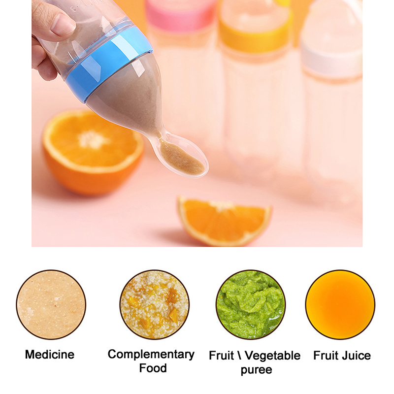 Knijpen Zuigfles Siliconen Pas - Baby Food Guide recensie en prijs
