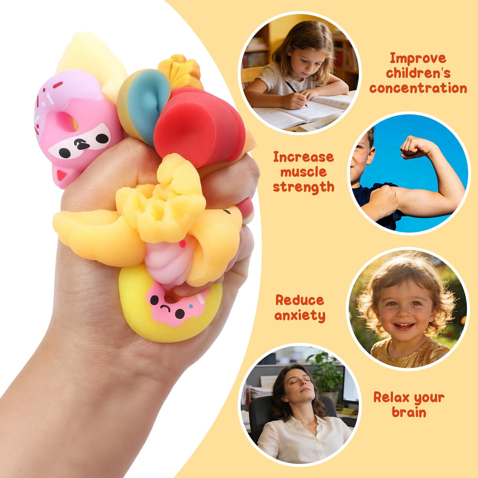 5/10/20/15pcs Mochi Squishy Sp - Baby Food Toy recensie en prijs