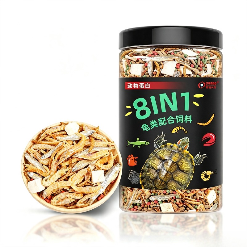 Schildpadvoer pellets voor bab - Baby Food Shrimp recensie en prijs