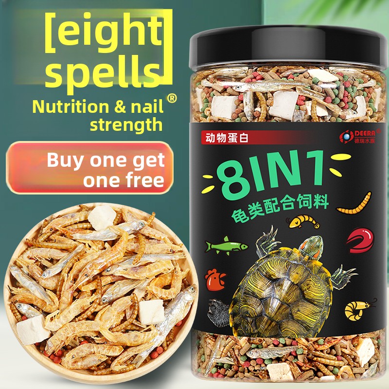 Schildpadvoer pellets voor bab - Baby Food Shrimp recensie en prijs