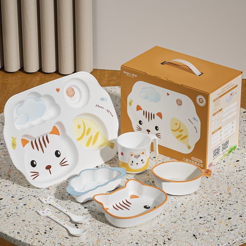 Cartoon Kitten Kinderservies G - Baby Food Kitten recensie en prijs