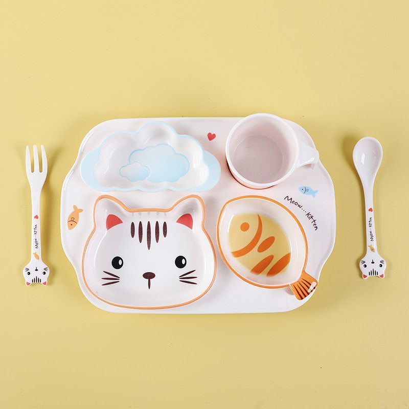 Cartoon Kitten Kinderservies G - Baby Food Kitten recensie en prijs