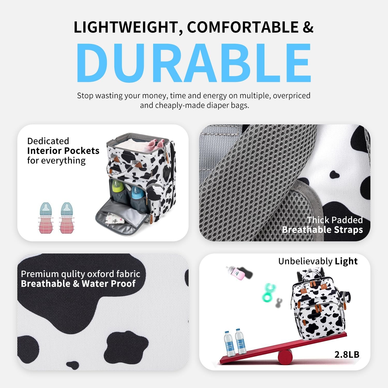 KABAQOO Luiertasrugzak met afn - Baby Puree Pouch recensie en prijs