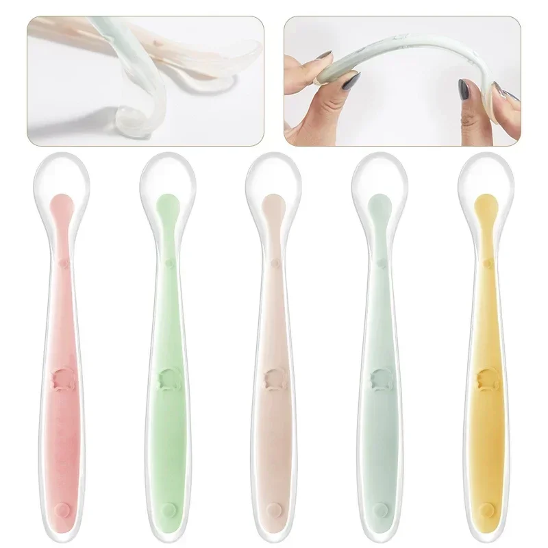 Zachte siliconen babylepel, aa - Baby Food Guide recensie en prijs