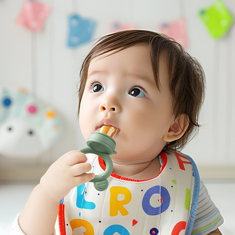 Babyfopspeen Fruit Feeder Met  - Baby Food Guide recensie en prijs