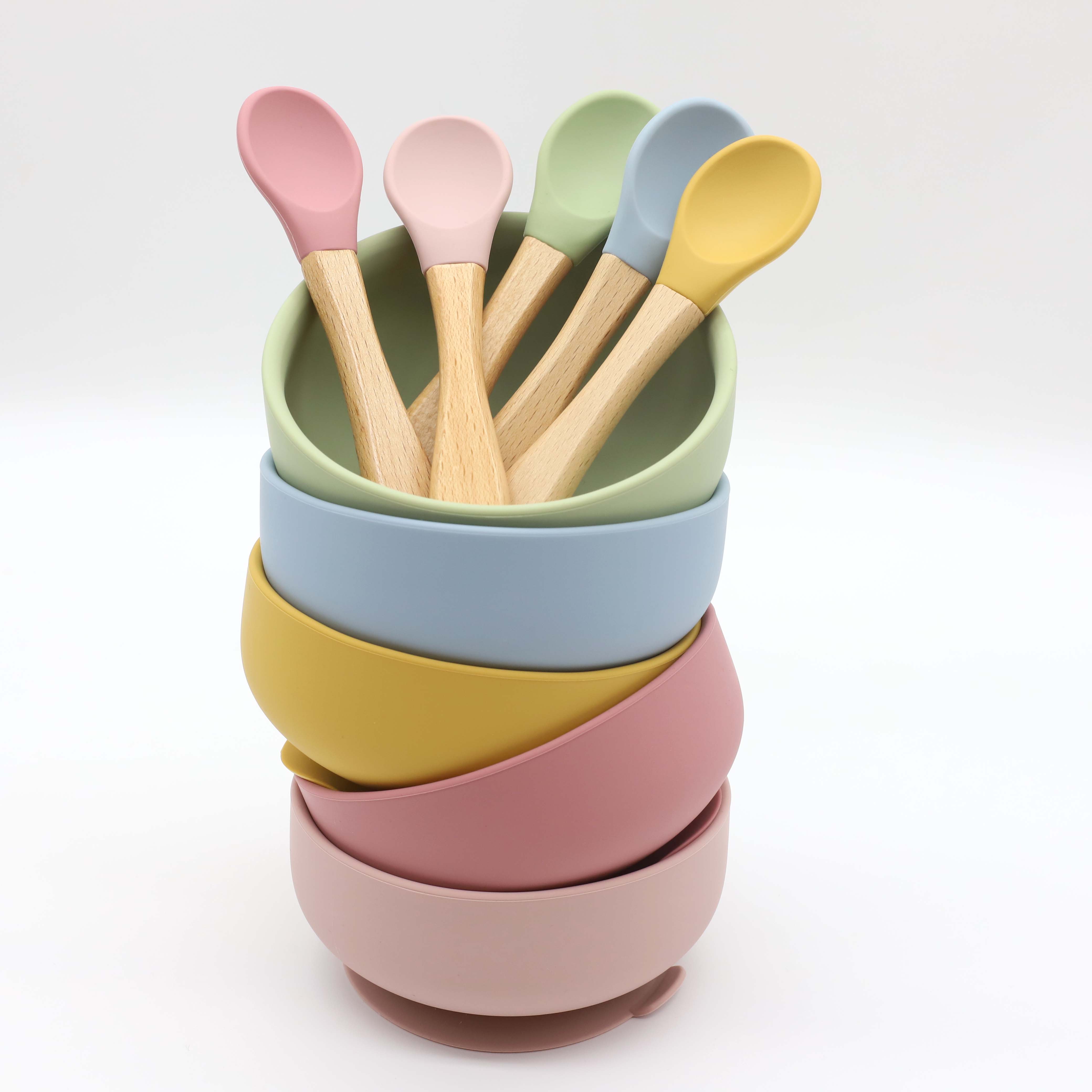 Siliconen kom met zuignap, lep - Baby Food Guide recensie en prijs